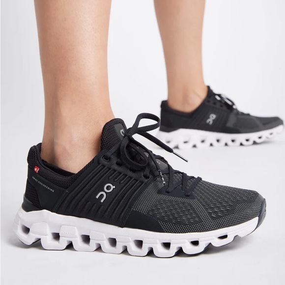On Running Shoes On Running Cloudswift Black Running Shoes Womens 8